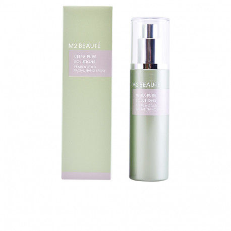 M2 BEAUTÉ ULTRA PURE SOLUTIONS pearl & gold facial nano spray 75 ml