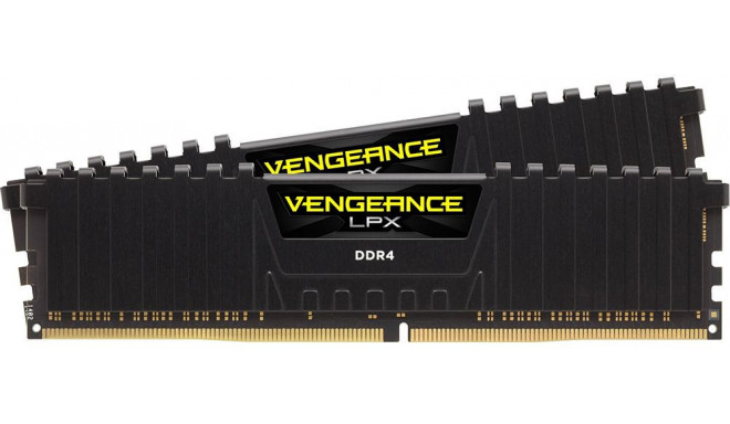 Corsair RAM 16GB DDR4 (2x8GB) Kit 2133MHz C13 Vengeance, black