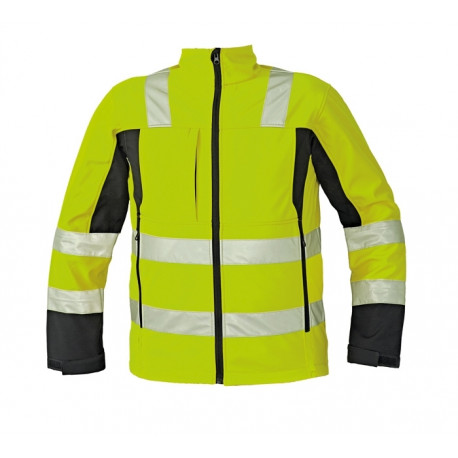 Cerva Malton Hi-Vis softshell kollane S