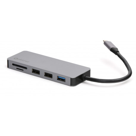 Platinet adapter USB-C 7in1 4K (45221)