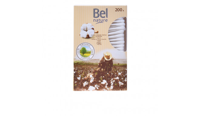 BEL NATURE ECOCERT bastoncillos cartón algodón orgánico 200 pz