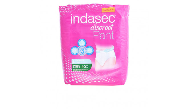 INDASEC PANT SUPER talla grande 10 u