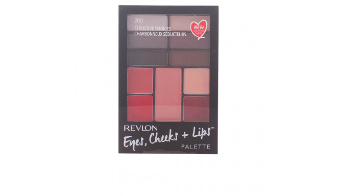 REVLON MASS MARKET PALETTE eyes, cheeks + lips #200-seductive smokies 1 u