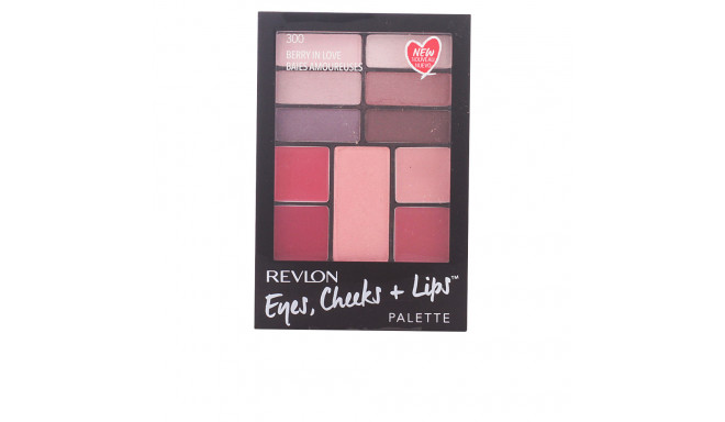 REVLON MASS MARKET PALETTE eyes, cheeks + lips #300-berry in love 1 u