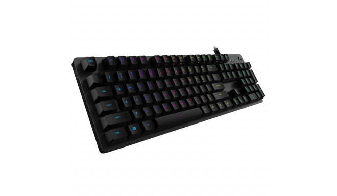 LOGITECH G512 Corded LIGHTSYNC Mechanical Gaming Keyboard - CARBON - US INT'L - USB - TACTILE