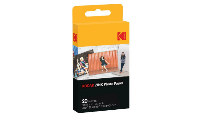 Kodak фотобумага Zink 2x3 20 листов