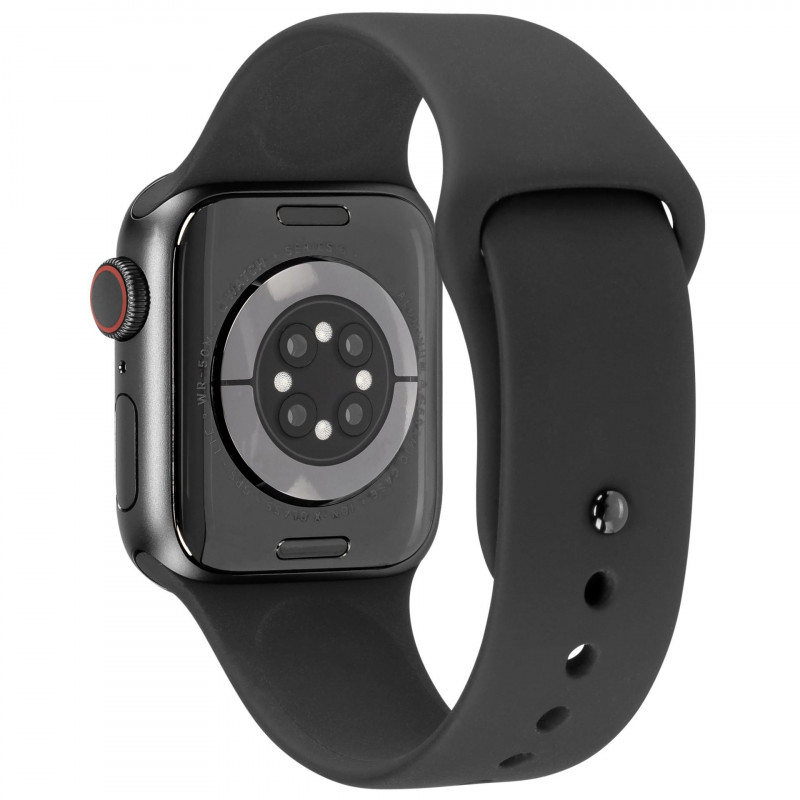 Apple Watch 6 GPS + Cellular 44mm Sport Band, space gray/black