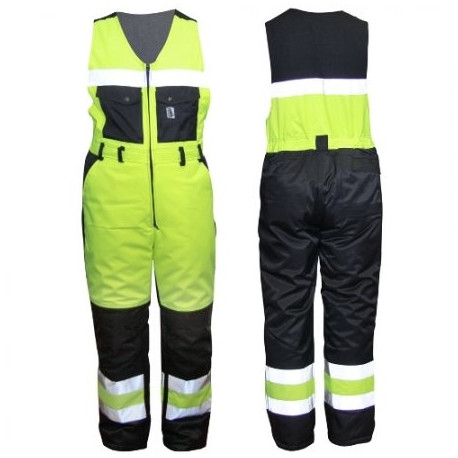 Wortex vestpüksid voodriga kollane/must 3XL