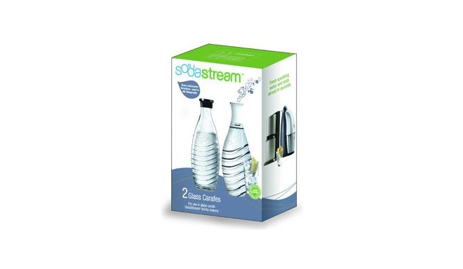 Sodastream glass carafe duo pack