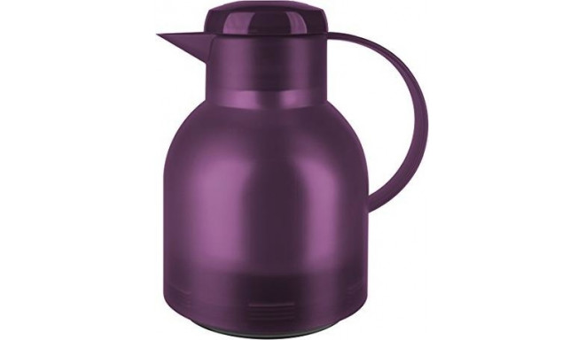 Emsa Samba vacuum jug Quick Press purple 1.0L