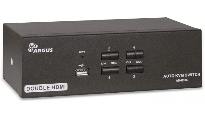 Inter-Tech IPC KVM Switch AS-42HA HDMI, KVM switch