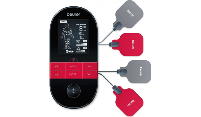 Beurer Digital TENS / EMS EM 59 Heat, massager (black / red)