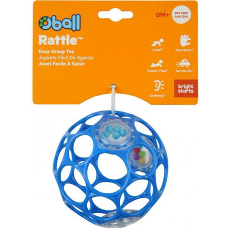 HCM Oball Rattle 10cm blue - 28654
