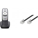 Gigaset A415, analog phone (black, one handset)