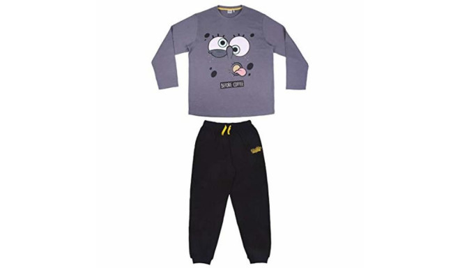Pyjama Spongebob Black (M)