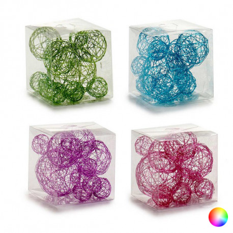 Decorative bauble Cable (9,5 x 9,5 x 9,5 cm)