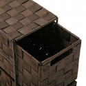 Chest of drawers (28 x 57 x 15,5 cm) (Čokoladna)