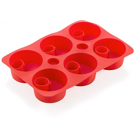 Silicone mold Tasty American, red