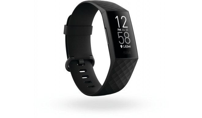 Fitbit Charge 4 GPS Bundle, black/blue