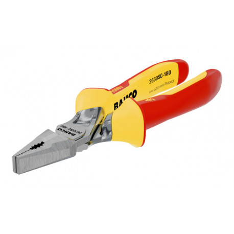 Insulated combination pliers HD 180mm 1000V VDE chromed