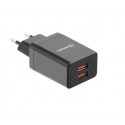 Tellur Basic Wall charger HC204 2xUSB, 2.4A, black