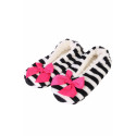 SOKISAHTEL SI cozy slippers with black and white stripes 36-40