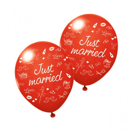 Susy Card Воздушные шары, 3 шт / Just Married