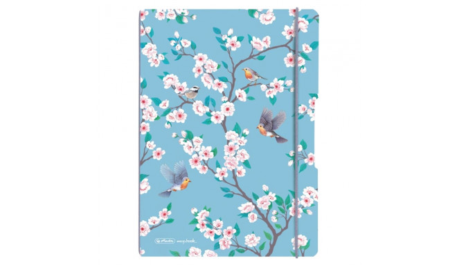 Kaustik flex A4/40+40 ruut ja joon Ladylike Birds