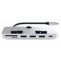 Satechi USB-C hub Clamp Pro, silver