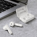 Platinet earphones Sport + charging station PM1040, white