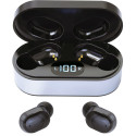 Platinet earphones Sport + charging station PM1050, black