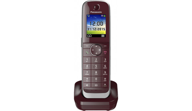Panasonic desktop phone KX-TGJA30EXR, red