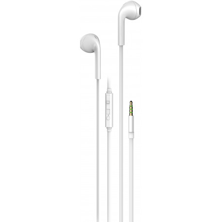 Vivanco kõrvaklapid + mikrofon Stereo Earbuds, valge (61741)
