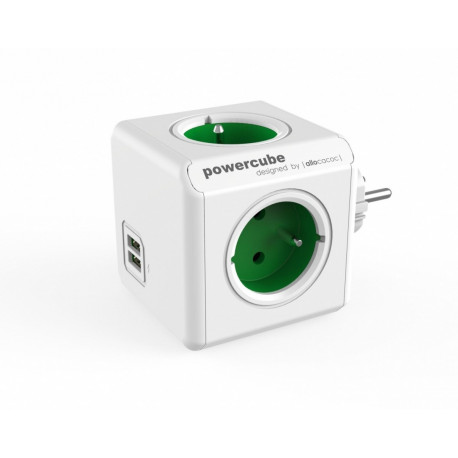 allocacoc PowerCube Original USB, green (2202)