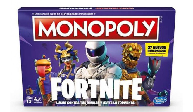 Hasbro board game Monopoly Fortnite ES