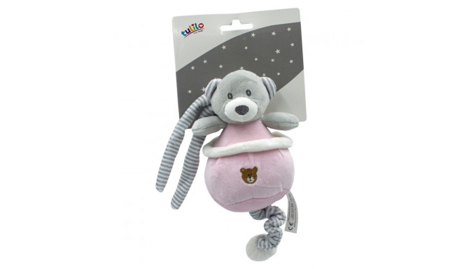 Axiom Music box - Teddy bear pink 13 cm