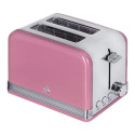 Toaster Swan RETRO ST19010PN (810 W; pink color)