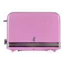 Toaster Swan RETRO ST19010PN (810 W; pink color)