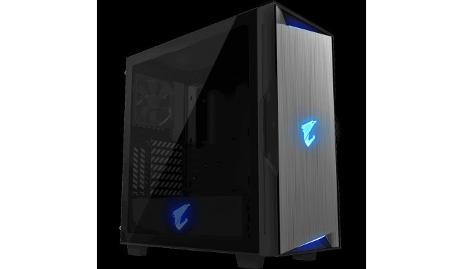 Gigabyte korpus AORUS C300 GLASS Midi Tower, must