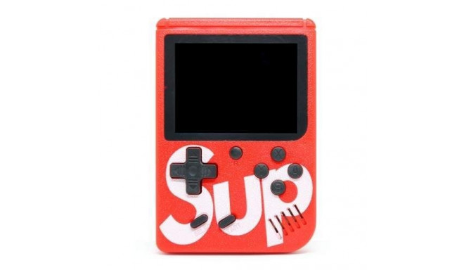 RoGer Retro mini Game console with 400 games, 3 inch color screen, TV output Red