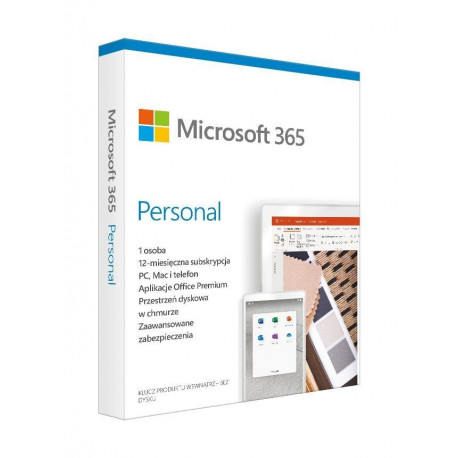 365 Personal PL P6 1Y 1U Win/Mac QQ2-01000 Stary P/N: QQ2-00735