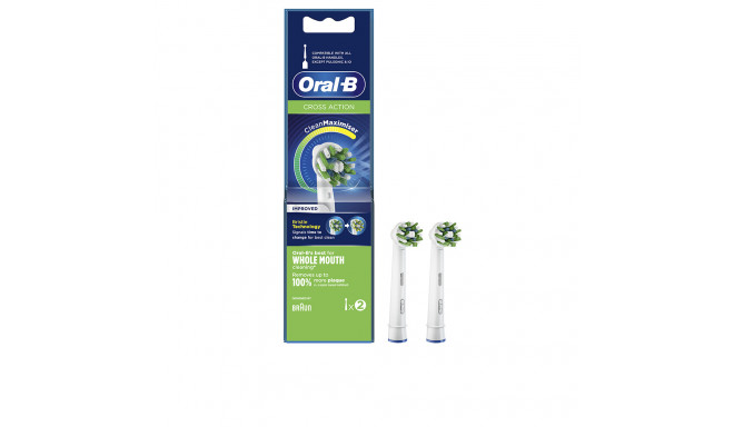 ORAL-B CROSS ACTION cabezales #blanco 2 u
