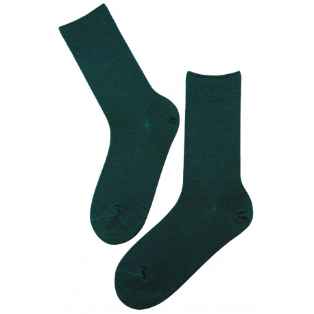 SOKISAHTEL HANS tumerohelised meriinovillased sokid meestele 446