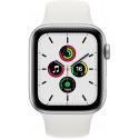 Apple Watch SE GPS + Cellular 44mm Sport Band, silver/white (MYEV2EL/A)
