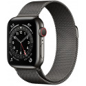 Apple Watch 6 GPS + Cellular 40mm Stainless Steel Milanese Loop, graphite (M06Y3EL/A)