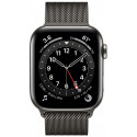 Apple Watch 6 GPS + Cellular 44mm Stainless Steel Milanese Loop, graphite (M09J3EL/A)