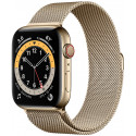 Apple Watch 6 GPS + Cellular 44mm Stainless Steel Milanese Loop, gold (M09G3EL/A)
