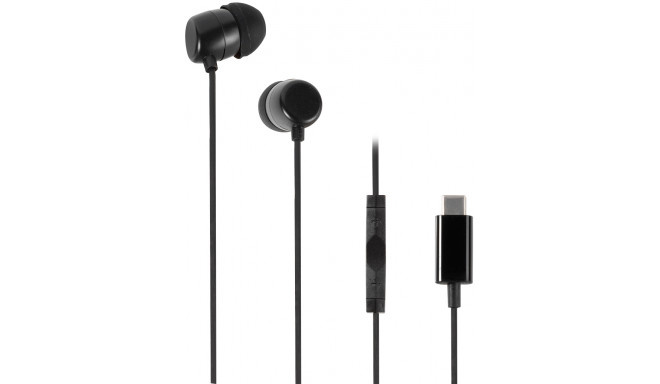 Vivanco headset Stereo Earbuds USB-C, black (61752)