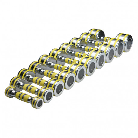Hantel kroomist inSPORTline Yellsteel 3 kg