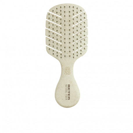 BETER CEPILLO detangling mini natural fiber #beige 1 u